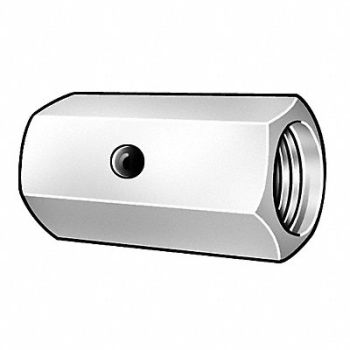 GRAINGER APPROVED CplgNt Stl Zn 1 -8 11/2 x3 2PK, 1JE95