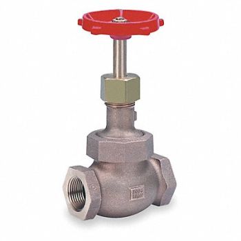 MILWAUKEE VALVE Globe Valve 2 Bronze FNPT 600 psi, 1JLE7