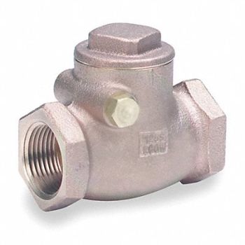 MILWAUKEE VALVE Swing Check Valve Bronze 3 FNPT, 1JLZ6