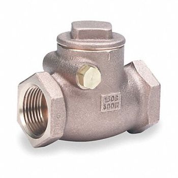 MILWAUKEE VALVE Swing Check Valve Bronze 2 FNPT, 1JML5