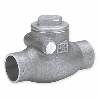 MILWAUKEE VALVE Swing Check Valve Bronze 2 Sweat, 1JNL2