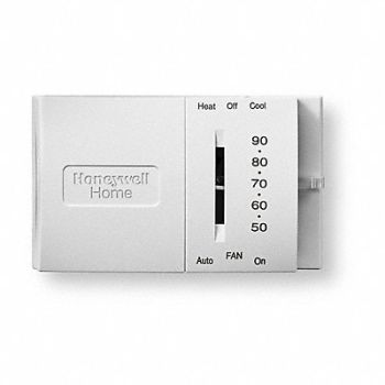 HONEYWELL HOME Low Volt NP Analog Tstat Heat/Cool, 1JUB1
