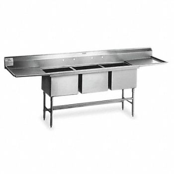 EAGLE GROUP Eagle Corner Sink Rect 18inx20inx14in, 1JYT4