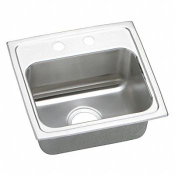 Elkay Single Sink Rect 14inx10inx7-1/2in, 1JYU4