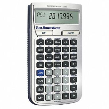 CALCULATED INDUSTRIES Construction Calculator 7.0x1.0x5.0 In, 1JYX8