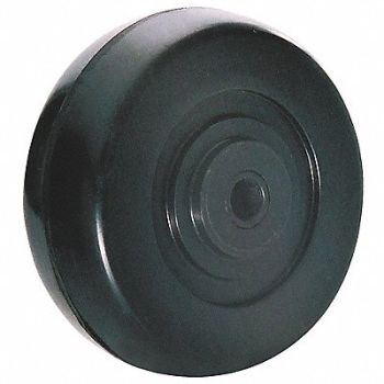 GRAINGER APPROVED Solid RBBR Wheel 5 200 lb., 1KB15