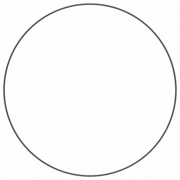 GRAINGER APPROVED O-Ring Dash 393 Buna N 0.21 In., 1KML1