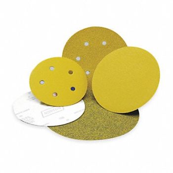 NORTON H5918 Hook-and-Loop Sanding Disc 5 in Dia PK10, 1RDP9