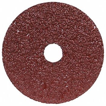NORTON Fiber Disc 5 in Dia 7/8 in Arbor PK25, 1KVL7