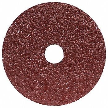 NORTON Fiber Disc 4 1/2 in Dia 7/8in Arbor PK25, 1KYA8