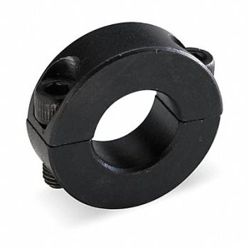 DAYTON Shaft Collar Clamp 2Pc 1-1/8 In Steel, 1L703
