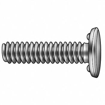 GRAINGER APPROVED Mnt Std Pln Crb Stl 3/8 -16 1.049 PK100, 1LAN7