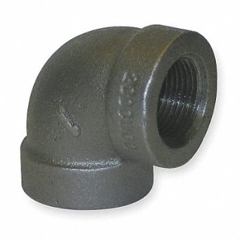 GRAINGER APPROVED 90 Elbow Malleable Iron 3/4 in NPT, 1LBU4