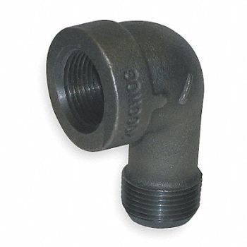 GRAINGER APPROVED 90 Street Elbow Malleable Iron 2 in, 1LBX1