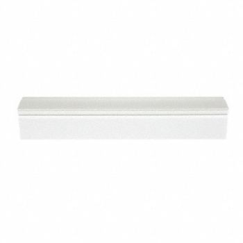 PANDUIT Wire Duct Hinging Cover White L 6 Ft, 1LER8