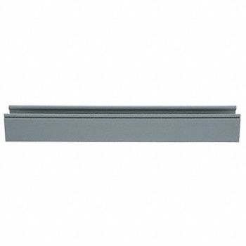PANDUIT Wire Duct Hinging Cover Gray L 6 Ft, 1LET8