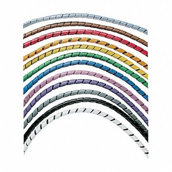 PANDUIT Spiral Wrap 1.000 in 100 ft L Natural, 1LEZ7