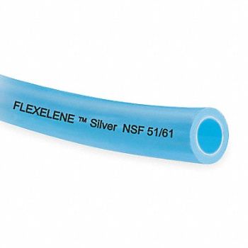 ELDON JAMES Tubing 3/8 In 100 Ft L Poly Clear Blue, 1LLN9