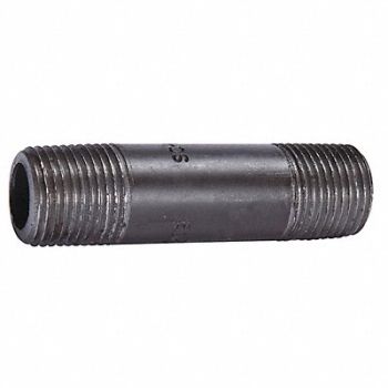 GRAINGER APPROVED Black Pipe Threaded 1/4x60 In, 1LLZ3