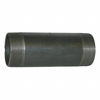 GRAINGER APPROVED Black Pipe Nipple Threaded 3x12 In, 1RJV9