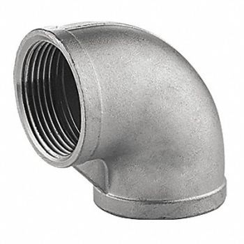 GRAINGER APPROVED 90 Elbow 316 SS 1/2 in FNPT Class 150, 6JM30