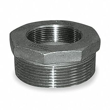 GRAINGER APPROVED Hex Reducing Bushing 316 SS 2 x 3/8 in, 1LUT2