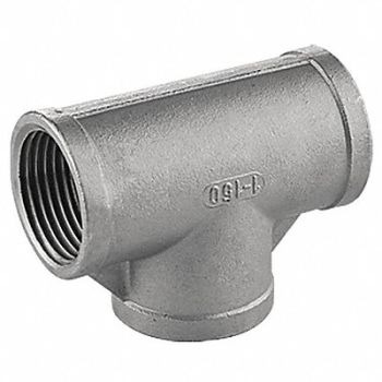 GRAINGER APPROVED Tee 316 SS 3/4 in Pipe Size Female NPT, 6JM80