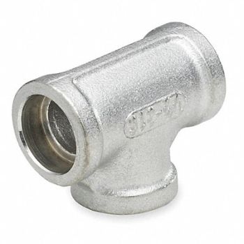 GRAINGER APPROVED Tee 304 SS 1 in Pipe Size Socket, 2UE35