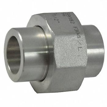GRAINGER APPROVED Union 304 SS 1 1/2 in Class 3000, 1LUH8