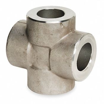 GRAINGER APPROVED Cross 304 SS 2 in Pipe Size Socket, 1LUN1