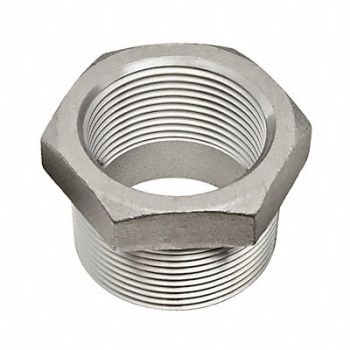 GRAINGER APPROVED Hex Reducing Bushing 316 SS 3/4 x 1/8 in, 1LUN4