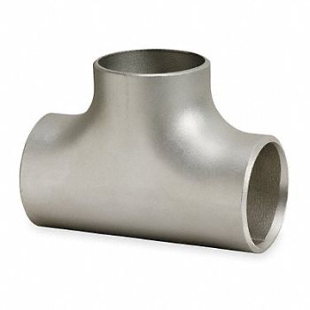 GRAINGER APPROVED Tee 316L SS 1 in Pipe Size Buttweld, 1RUB4