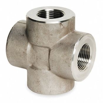 GRAINGER APPROVED Cross 316 SS 2 in Pipe Size Female NPT, 1RTB2