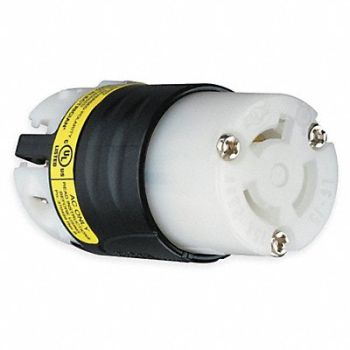 LEGRAND Connector 250VAC 15A L6-15R 2P 3W, 1LWJ8