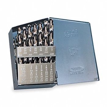 CHICAGO-LATROBE Screw Machine Drill Bit Set 29pc HSS, 1U135