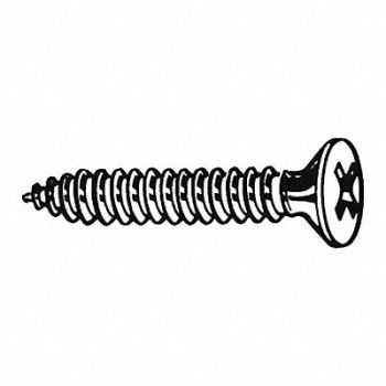 GRAINGER APPROVED ShtMtlScrw ScrwSz#10 18-8SS 1/2 L PK100, 2WE42