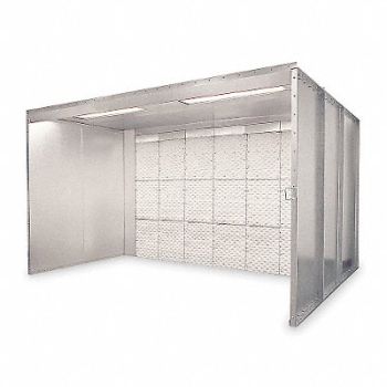 GLOBAL FINISHING SOLUTIONS Paint Spray Booth 10 x8 x6 ft., 1MAH9
