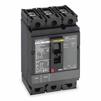 SQUARE D Circuit Breaker 45A 3P 600VAC HG, 1MAW4