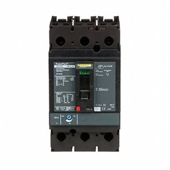 SQUARE D Circuit Breaker 150A 3P 600VAC JD, 1MAZ5