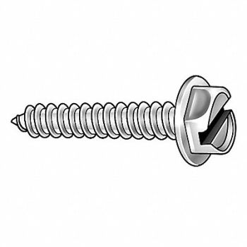 GRAINGER APPROVED Scrw Sz #8 Zinc 1/2 L PK4000, 31JP05