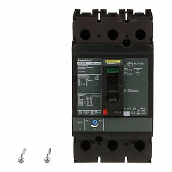 SQUARE D Circuit Breaker 175A 3P 600VAC JG, 1MBB2