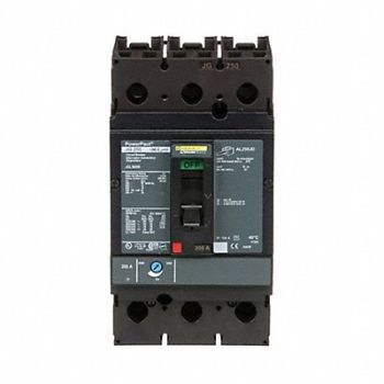 SQUARE D Circuit Breaker 200A 3P 600VAC JG, 1MBB3
