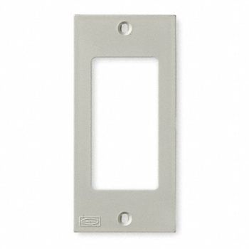 HUBBELL WIRING DEVICE-KELLEMS Style Line Faceplate White, 1MBK4