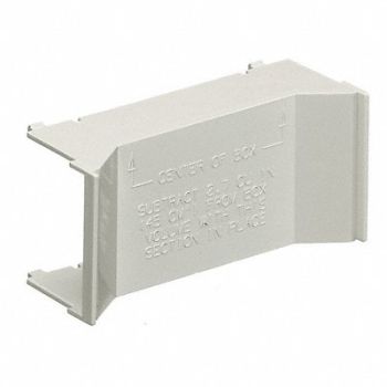 HUBBELL WIRING DEVICE-KELLEMS Divider White PVC Dividers, 1MBN3