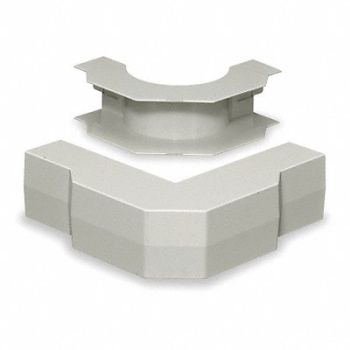HUBBELL WIRING DEVICE-KELLEMS External Elbow Base and Cover White, 1MBN8