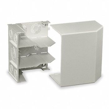 HUBBELL WIRING DEVICE-KELLEMS Ceiling Adapter White Super Base-Trak, 1MBR5