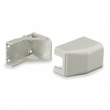 HUBBELL WIRING DEVICE-KELLEMS Ceiling Adapter White PVC Premise-Trak, 1MBT7