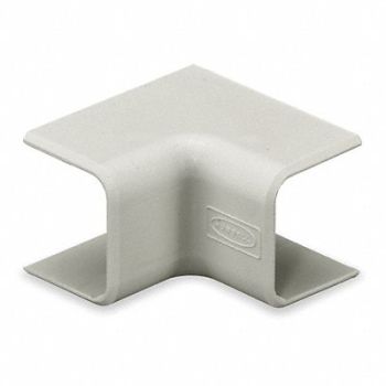 HUBBELL WIRING DEVICE-KELLEMS Internal Elbow Cover White PK50, 1MBV2