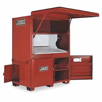 CRESCENT JOBOX Jobsite Cabinet 80 in Brown, 1MCF8