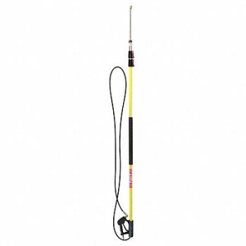 GRAINGER APPROVED Telescoping Wand 24 Ft Fiberglass, 1MDH7